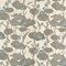 Storm - Blue,Grey & Silver Floral,Leaves,Tropical & Botanical Upholstery Fabric 54 Inches"